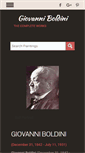Mobile Screenshot of giovanniboldini.org